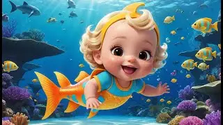Happy Fish Swim Swim Shine | Fun Fish Song for Kids | Playful Underwater Rhyme