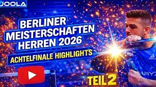 Unter Druck richtig anpassen – Achtelfinale Berliner Meisterschaften 2026 🔥Reckwald vs. Gözübüyük 🏓