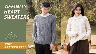 【EN1635】Affinity Heart Sweaters Knit Tutorial | 