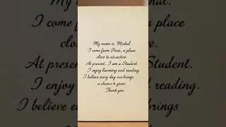 Myself/Self Beautiful Introduction in English/Essay On Myself/How To Introduce Yourself in English