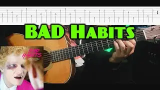 Ed Sheeren |&nbsp;Bad Habits |&nbsp;Guitar lesson with TABS