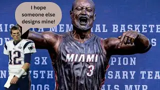Let's hope the Tom Brady statue is not created by those who made Dwyane Wade's