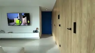MASYWNY DOM POKAZOWY drewniany modułowy CLT