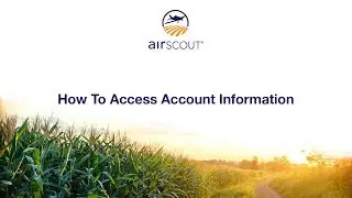AirScout Inc. How To Access Account Information