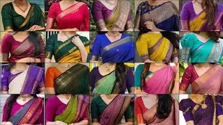 👌💯 Beautiful Silk Cotton Blouse Front Neck Designs| Latest Silk Cotton Saree Blouse Design Ideas❤️|