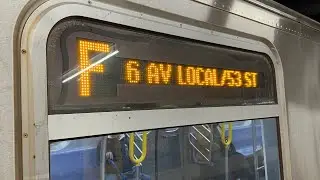 The 6 Avenue Line: R160B F Train Ride from Stillwell Avenue to Jamaica-179th Street via Court Square