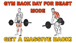 TOP 6 BACK EXERCISES FOR MASS | Gym Workout for Wide Lats & Thick Back 🔥 (No BS Routine)