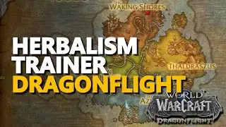 Dragonflight Herbalism Trainer Location WoW Dragon Isles