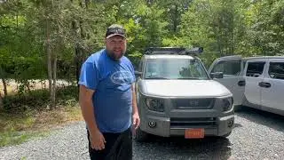 Установка палатки RevTent на крышу Honda Element C6 Outdoors
