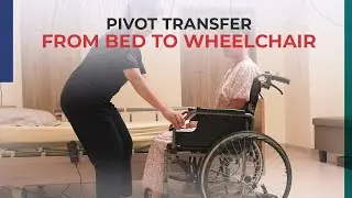 Поворотный переход из кровати в инвалидное кресло