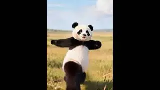功夫熊猫  #cute #funny #panda #fyp