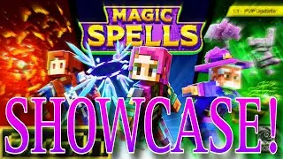 Minecraft: MAGIC SPELLS ADD-ON (15 ABILITIES & MAGIC ARMOR!) - Marketplace Showcase [1]