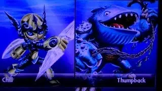 SKYLANDERS GIANTS LEGENDARY CHILL VS THUMPBACK