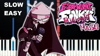 Parish - Friday Night Funkin' Mid-Fight Masses (One Hand Piano Tutorial)