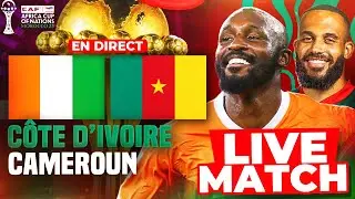 🔴🇨🇮🇨🇲 LIVE MATCH COTE D'IVOIRE - CAMEROUN  🔥🇨🇲 LES LIONS vs LES ELEPHANTS🇨🇮 CHOC AU SOMMET! CAN 2025