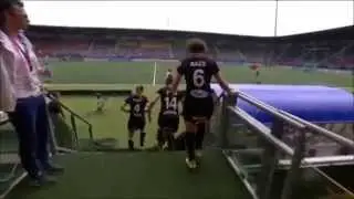 Belgium Team Late from Halftime Break (Women's Rabobank Hockey World Cup 2014)