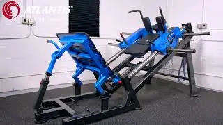Coach Kassem's Hack Squat at N1 Education, Designed with and manufactured by Atlantis Strength