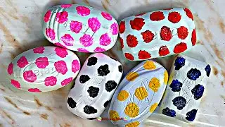 💚💙💛ASMR cutting soap 🖤🖤🖤