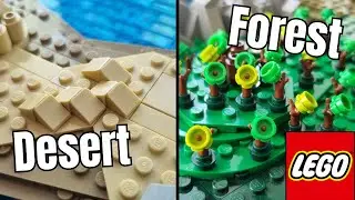 I Built a Huge FANTASY MAP out of LEGO
