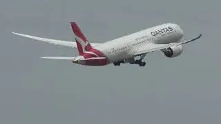 QANTAS🦘787 DREAM)LINER QF93 TO LAX TAKE OFF RWY34 YMML AT KILO FULL LENGTH🦘🛫🛫🛫🛫🛫🛫✈🦅
