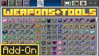 Weapons + Tools Дополнение | Майнкрафт Рынок | Демонстрация
