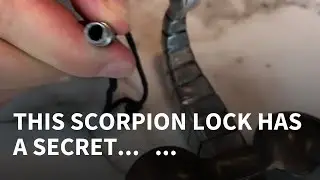 This scorpion lock has a secret...  | Rick Lax 🔥🔥🔥🔥