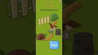 Brain Blow Level 385 Help the mouse get home. Brain Blow New Update 2021