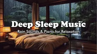 Deep Sleep Music with Rain Sounds - Stress Relief and Anxiety, Heal Your Mind with Relaxing Music