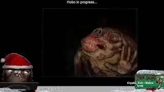 Horror Art Digital Painting Stream - Hobo in progress...