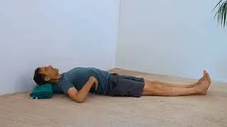 Deepen your breathing with supported supine inhales
