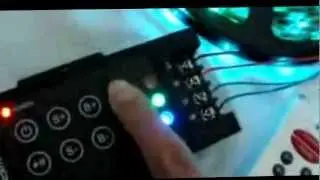 LED 8-key RGB Control Panel with RF Remote for RGB Strip Light