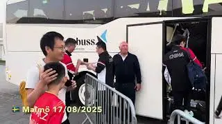 🇨🇳 Chinese team taking a bus @ Malmo 2025