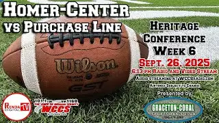 Homer-Center vs Purchase Line Football (09-26-25)