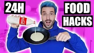 JE MANGE QU'AVEC DES FOOD HACKS PENDANT 24H - PARTIE 4