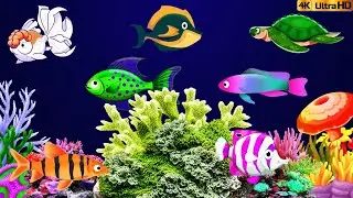Bedtime Lullabies and Calming Undersea Animation🌙Beat Insomnia in 3 Minutes 💖#514