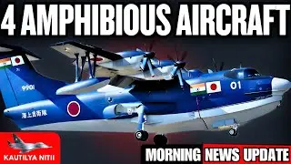 Big Boost to Indian Navy: Amphibious Aircraft for Ocean Rescue & Surveillance