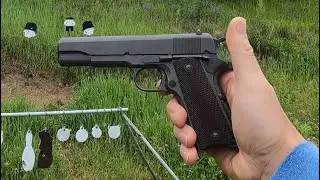 Talking About, Looking At And SHOOTING An Original Remington Rand 1945  (Shooting Video) 1911A1