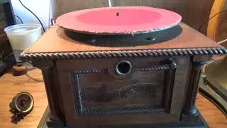 Columbia Disc graphophone front mount model AH early style first look