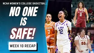 Week 10: NO ONE IS SAFE: Massive Upsets Rock the NCAA Top 25 | NCAA Women’s College Basketball