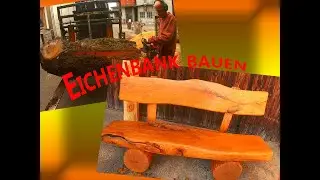 Holzbank selber bauen - Sitzbank aus Holz