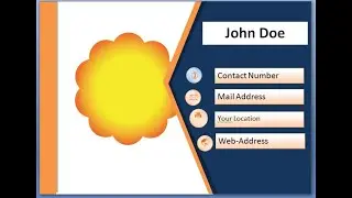 Attractive Business Card Design In MS WORD_video Tutorials|| Nims Academy