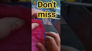 Easy Stitching Trick ✂️ | Tailoring Hack/a2zstitching