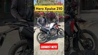 New Hero Xpulse 210 | Exhaust Sound Details | 2025 India | RevWheels #shorts