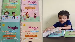 Best Practice Book for Kids | Magic Practice Copybook | Tracing Book | Reusable Writing Book.
