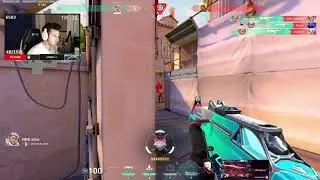 Sinatraa's team get 1v4 by NRG s0m + tarik's reaction