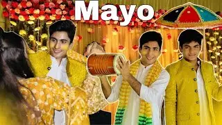 Mayo/ haldi ke rasom (chachu ki mayo) haldi ceremony and my dance😜