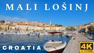 Mali Lo&scaron;inj,  Croatia - Walking Tour 4K UHD 