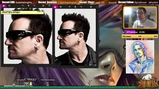 U2 Bono Painting - Time Lapse