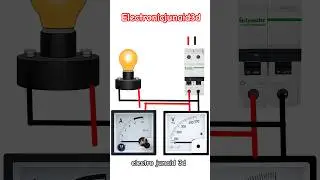 Voltmeter and Apr meter Connection#shorts#science and technology#viral#iti