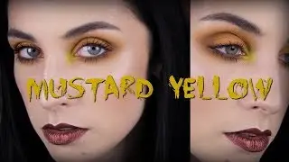 ALTERNATIVE FALL MAKEUP LOOK -  MUSTARD YELLOW EYESHADOW TUTORIAL